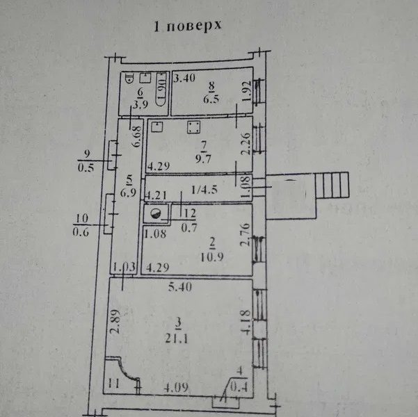 Продам 3 комн. квартиру, ул. Троицкая/Екатерининская, 1/2, 67 кв. м.