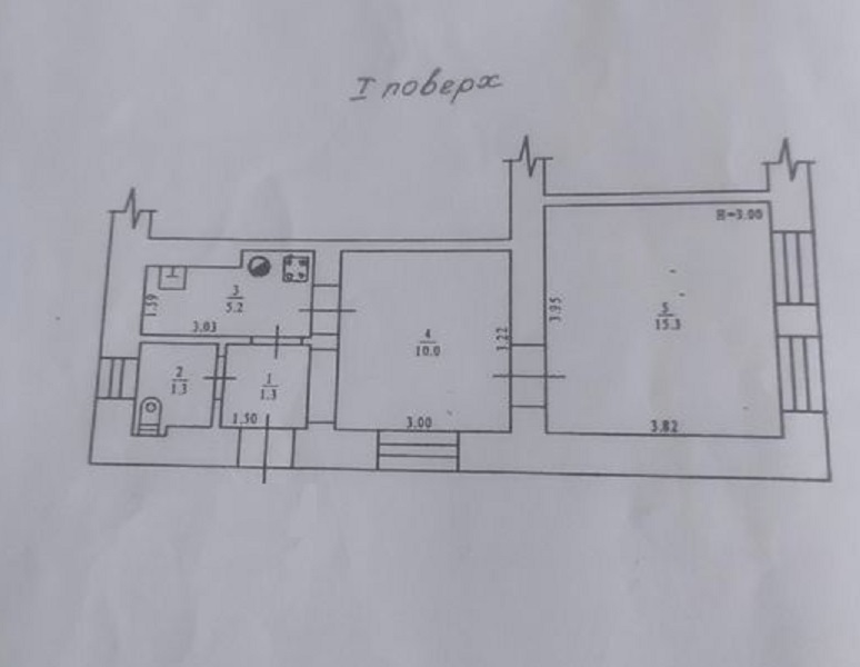 Продам квартиру 33 кв. м., 1/2, ул. Прохоровская/Мясоедовская.