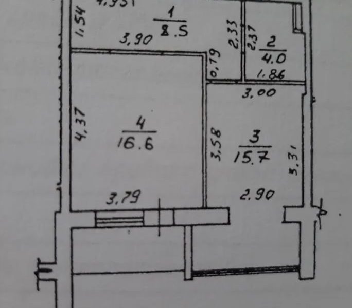 Продам квартиру 46.8 кв. м., 11/16, новый дом, СК Консоль, Пишоновская.