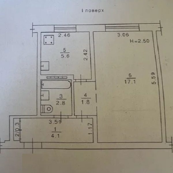 Продам квартиру 32 кв. м., 1/5, ул. Ак. Филатова/кафе Солнечное.